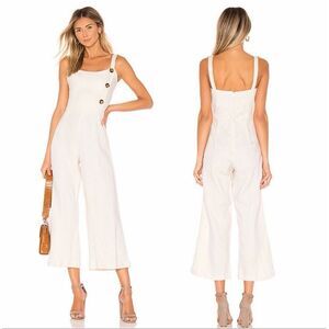 Faithfull The Brand Sainte Marie Ivory Jumpsuit 6/M